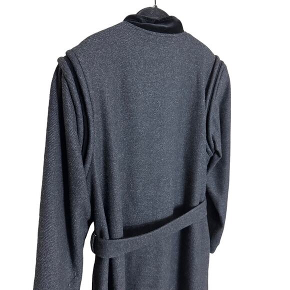 Valentino Vintage 80s Wool Overcoat - Picture 7 of 10